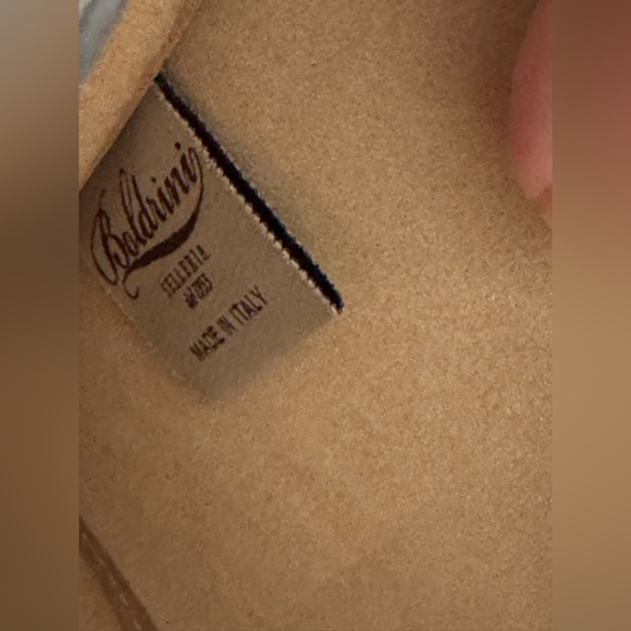 Boldrini Selleria Olive color envelope Italian clutch. - Picture 4 of 9